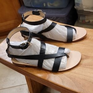 Black Strappy Sandals